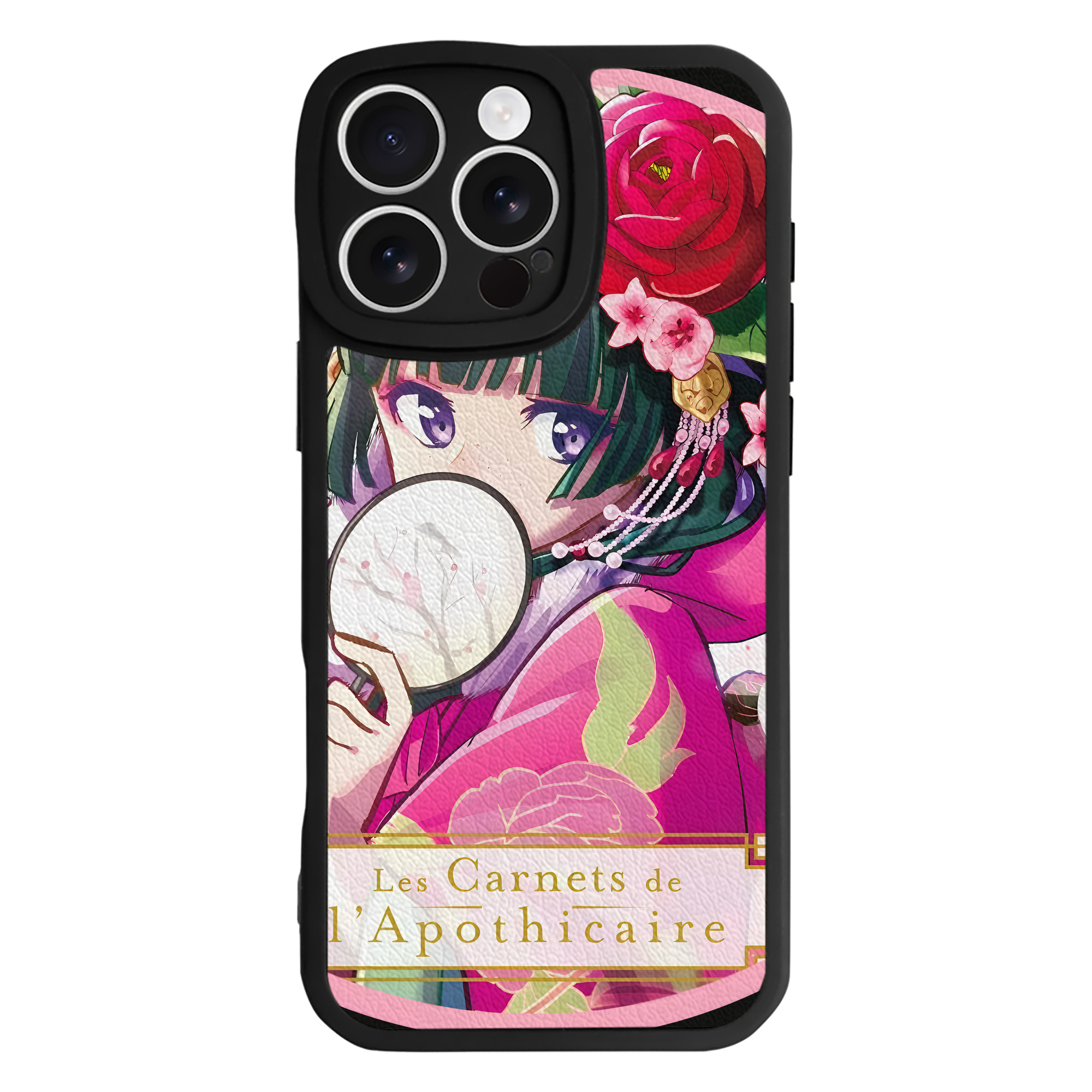 （画像用） 薬屋のひとりごと The Apothecary Diaries 【iPhone 16シリーズ対応】シリコンスマホケース（レザー調） 材質：シリコン